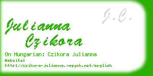 julianna czikora business card